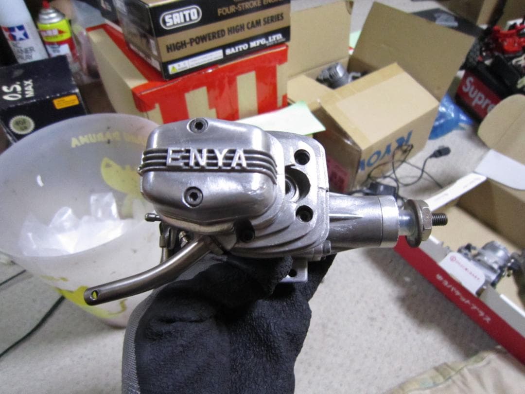 エンヤ 60-4C 模型 飛行機 大型 4ST エンジン　ENYA ENGINE