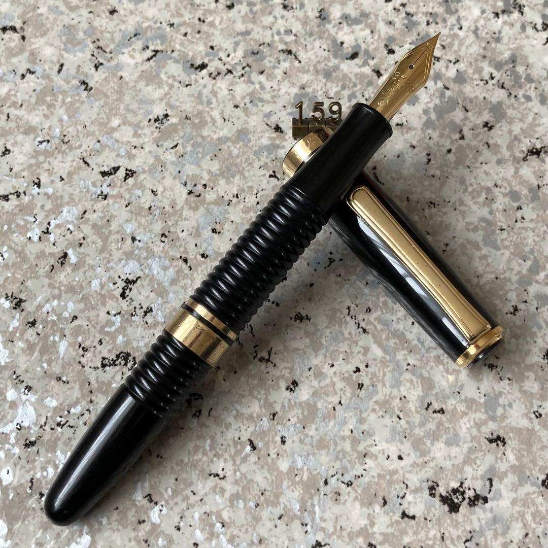 159 オーバーホール済み 万年筆 PLATINUM ギャザード 14k 楽天市場