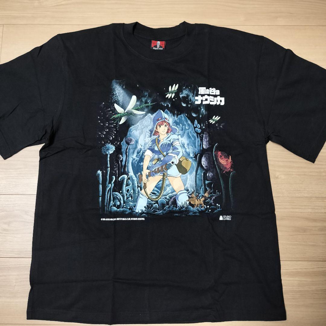 風の谷のナウシカ ジブリ Tシャツ 黒 XL 海外限定 レア 風の谷