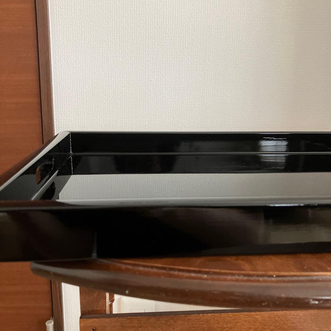 高岡漆器　螺鈿　梅柄　お盆