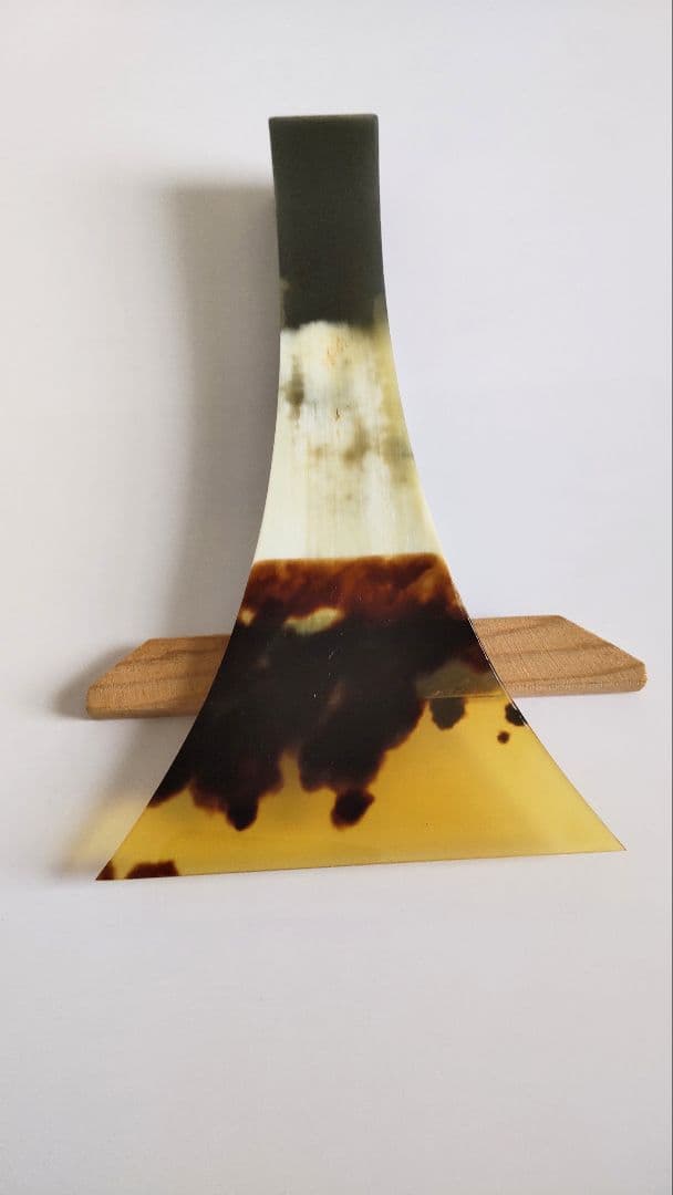 新品・未使用】津軽三味線 鼈甲撥 白水牛手元 最高級べっ甲バチ