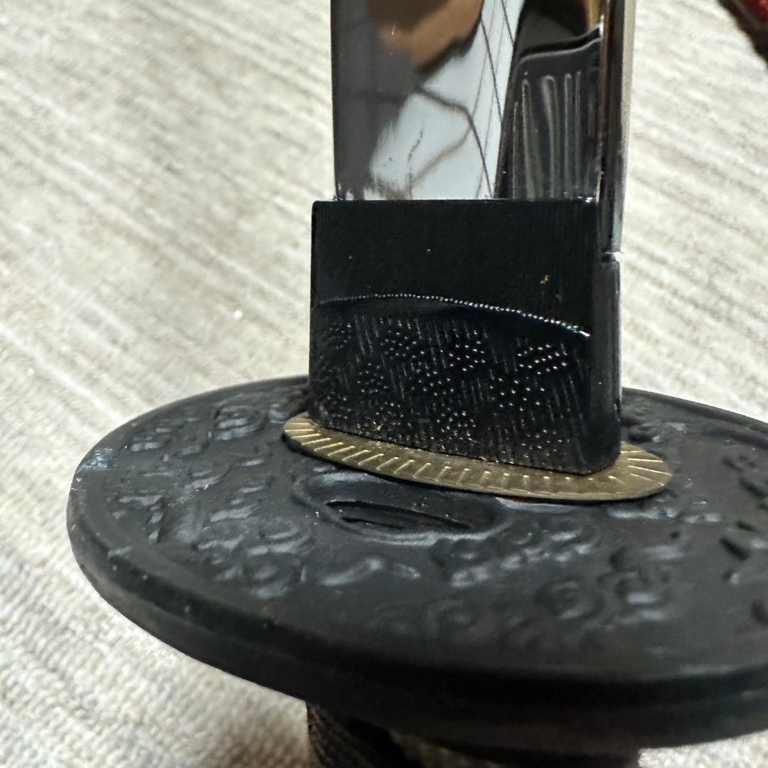 模造刀 黒赤鞘 二本セット