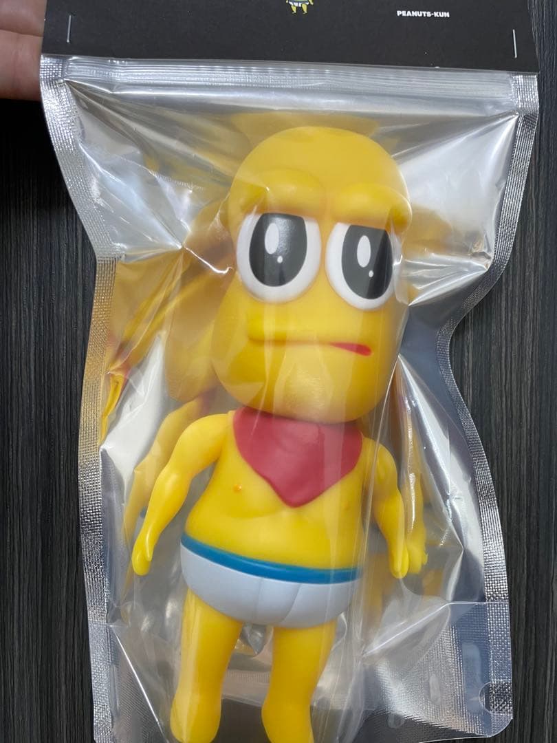 ピーナッツくん ソフビ ぽこピー PQ ショッパー付き。 新品 ショッパー付 ピーナッツくんトイ ソフビ PQポップアップストア