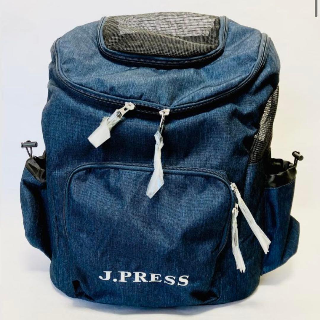 未使用品級 PET PARADISE J.PRESS デニム調 マルチリュック