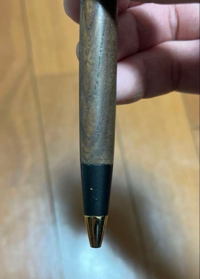 ⚠️kindnessさま専用⚠️ 野原工芸旧型 シャーペン 欅 ゴールド金具