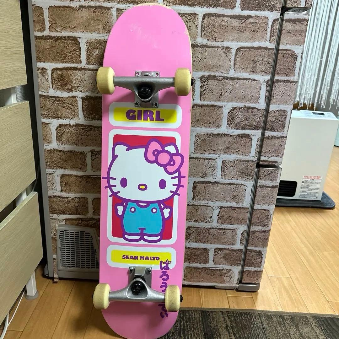 GIRL ハローキティ スケートボード 7.75