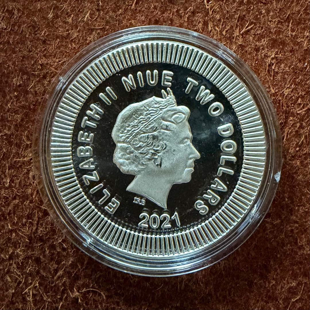レア☆2021年 ニウエ $2 アテネ フクロウ 1oz 純銀 銀貨 コイン - メルカリ