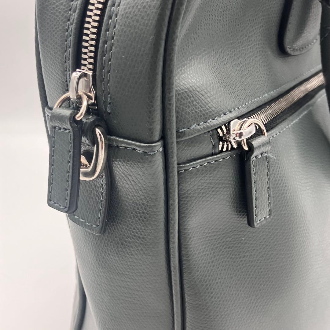 ⭐️定価6万 美品⭐️ Andrea Rossi グレージュ ビジネスバッグ シボ革