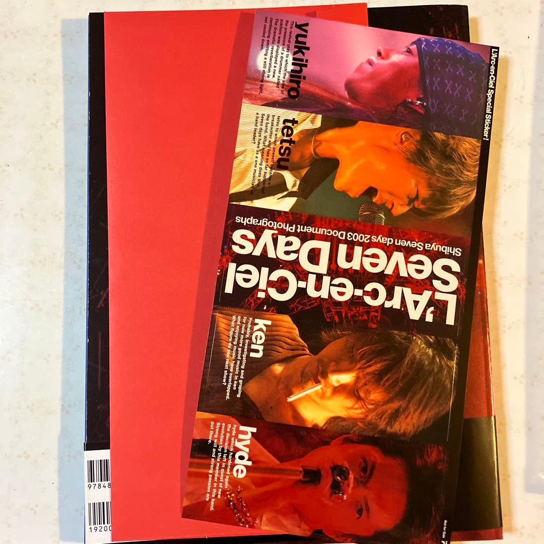 L'Arc-en-Ciel Seven Days ドキュメント写真集 2003年 - メルカリ