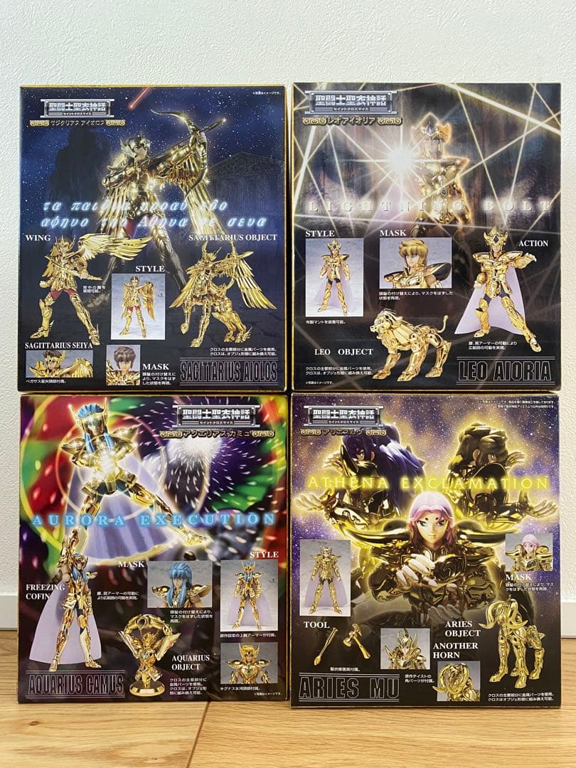 聖闘士星矢 聖闘士聖衣神話 黄金聖闘士 12体 + 教皇シオン＋スタンドセット