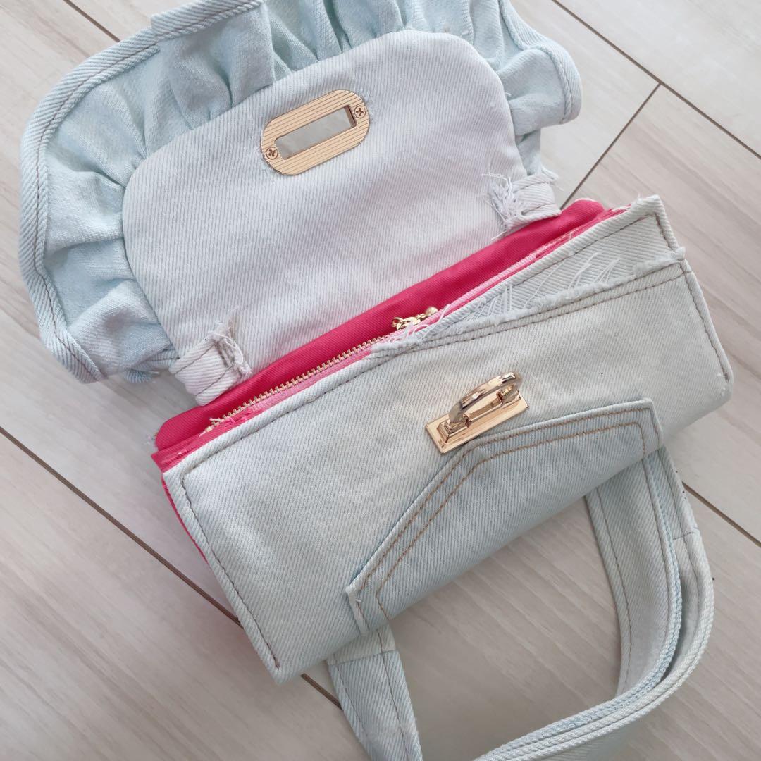 専用2点おまとめ デニリメイク フリル ウォレット ショルダー