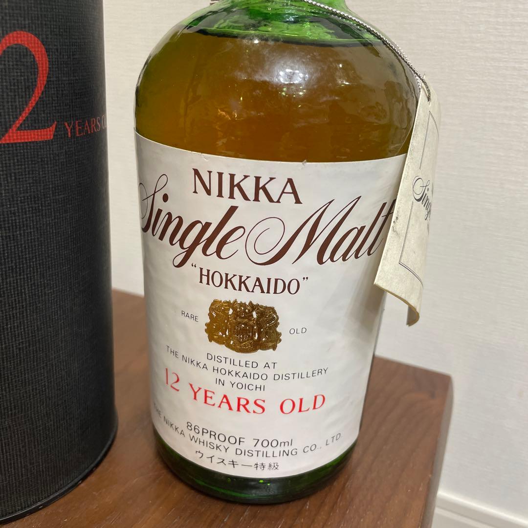 ニッカウイスキー 北海道12年 旧ボトル 箱付き 未開封