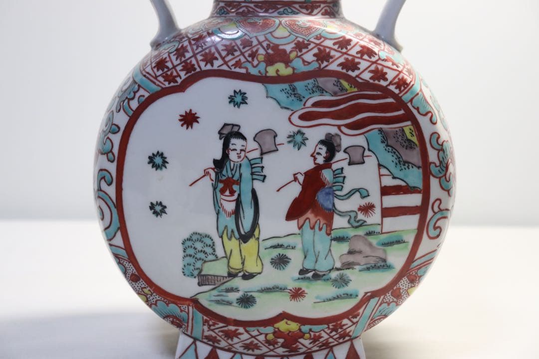 時代 九谷焼瓢箪扁瓶 万暦九谷 送料込み0503 - メルカリ