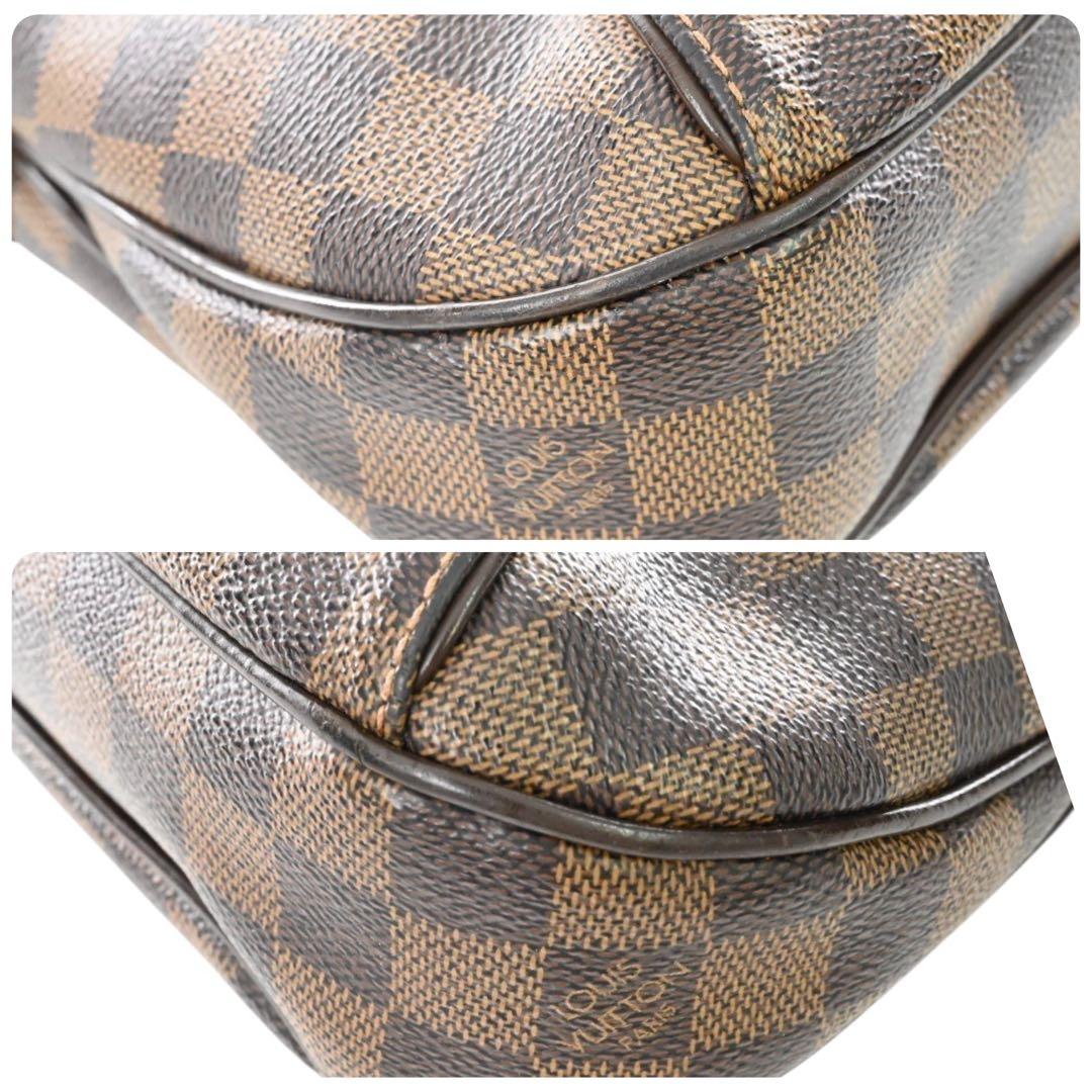 【美品】ルイヴィトン　テムズPM ショルダーバッグ　　　ブラウン　レザー