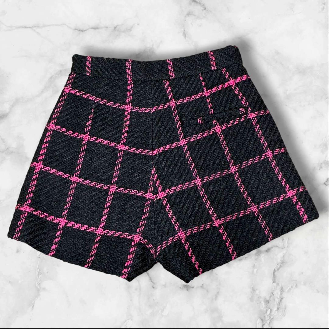 【新品未使用 】shéller グラフチェック ラップキュロット タグ付き