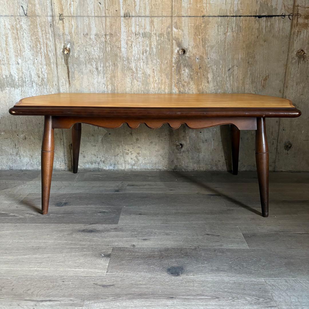 飛騨産業 オールドキツツキ センターテーブル 天板リペア オイル