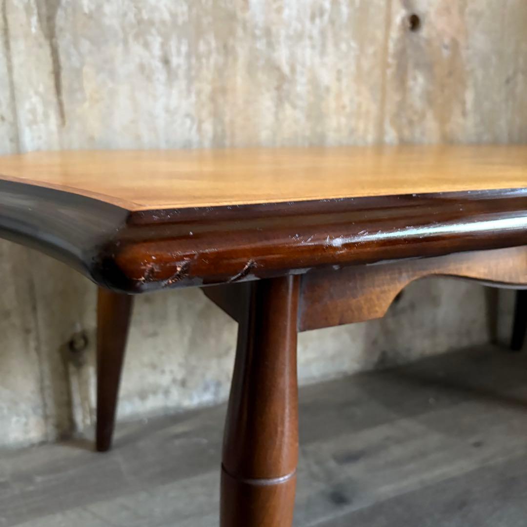 飛騨産業 オールドキツツキ センターテーブル 天板リペア オイル