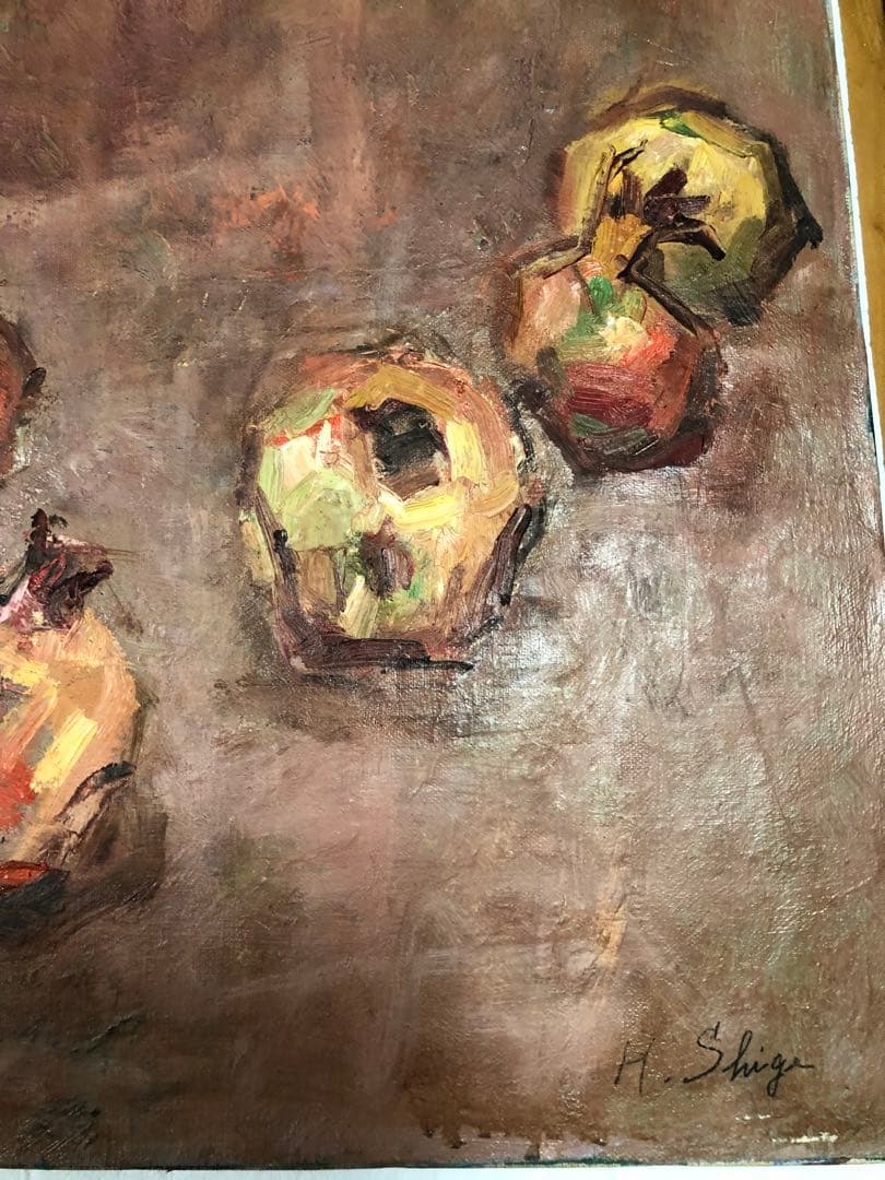 油絵（柘榴）ざくろ