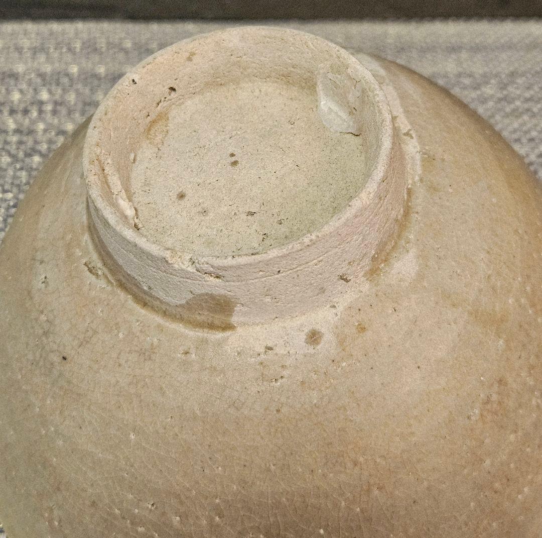 李氏朝鮮時代 李朝白磁 径約15.6cm碗 茶碗 菓子鉢 茶道具