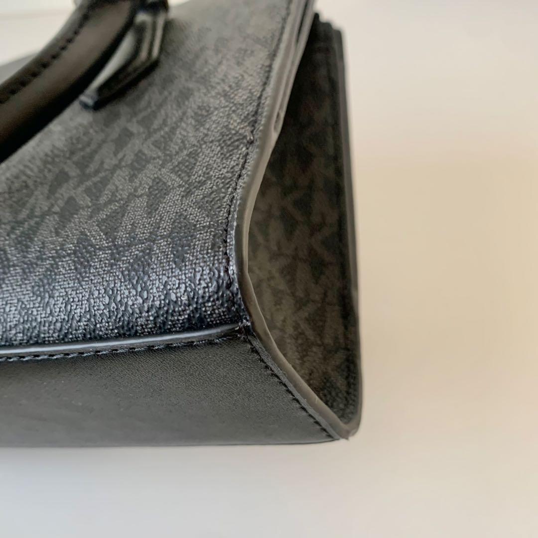 【マイケルコース】ハンドバッグ　ショルダーバッグ　2way シグネチャー　黒