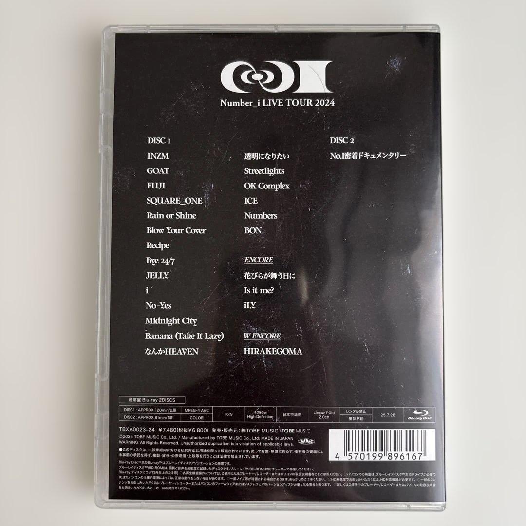 Number_i LIVE TOUR 2024 No.Ⅰ 通常盤 Blu-ray - メルカリ