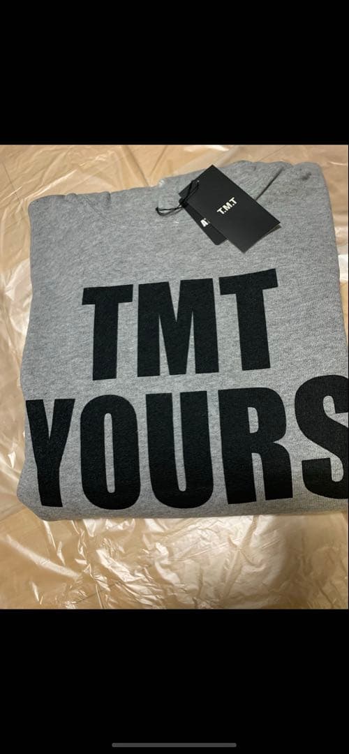 TMT YOURS パーカー グレー