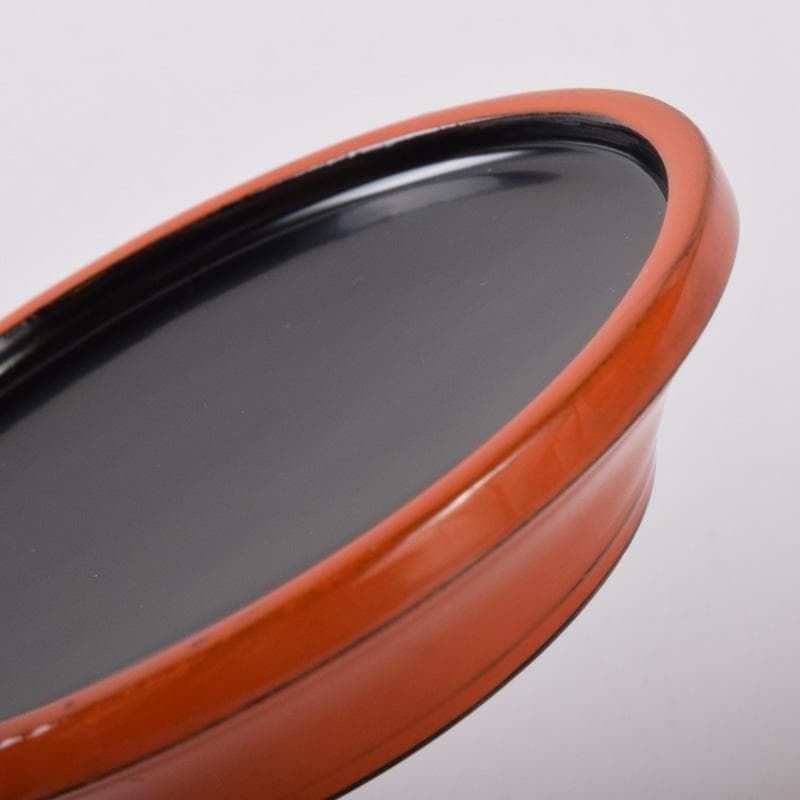 茶道具　根来塗　香合　蓋物　C　7331