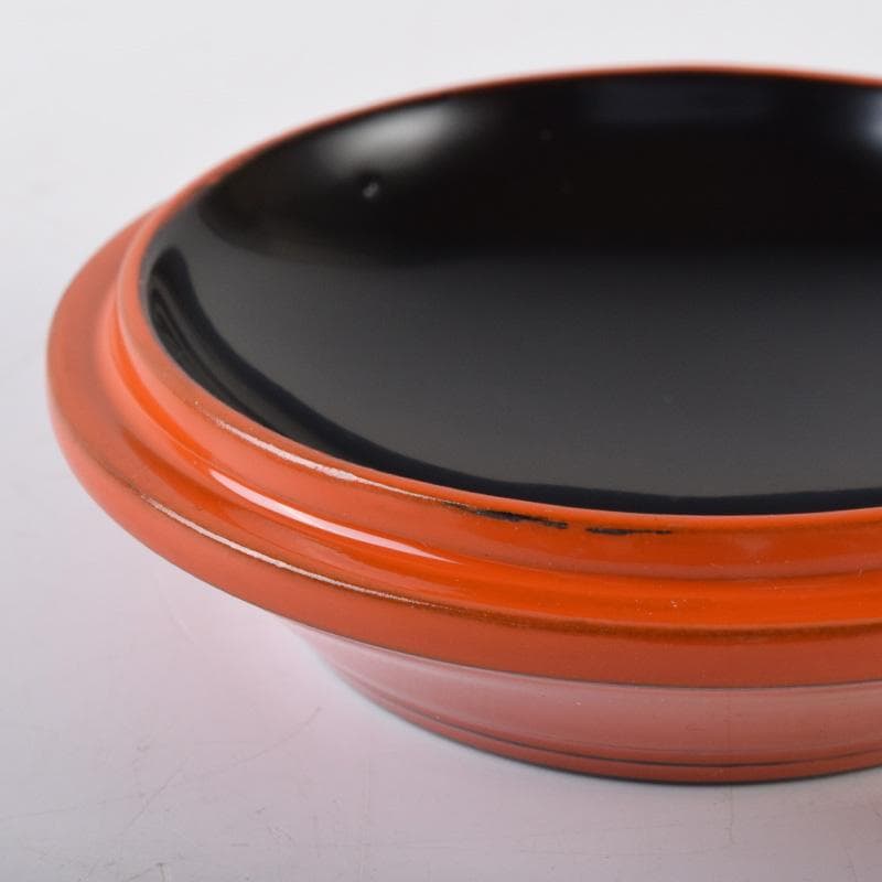 茶道具　根来塗　香合　蓋物　C　7331