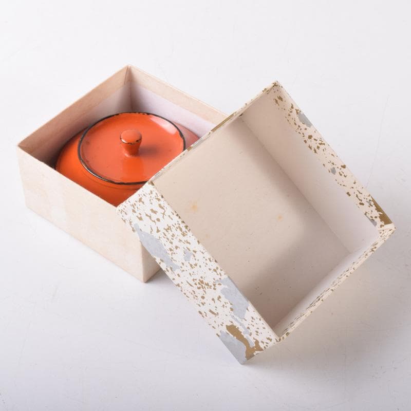 茶道具　根来塗　香合　蓋物　C　7331