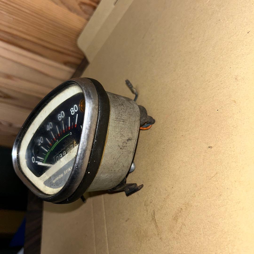 希少当時物廃盤品動作確認済み旧車ホンダダックスのメーターだと思い