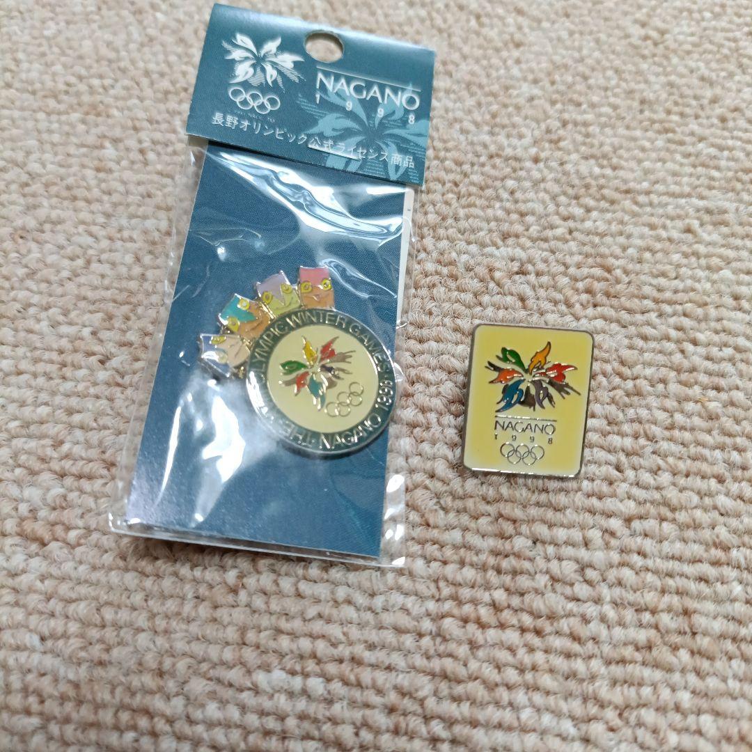 本物！1998長野オリンピックピンバッジ/テレビ信州