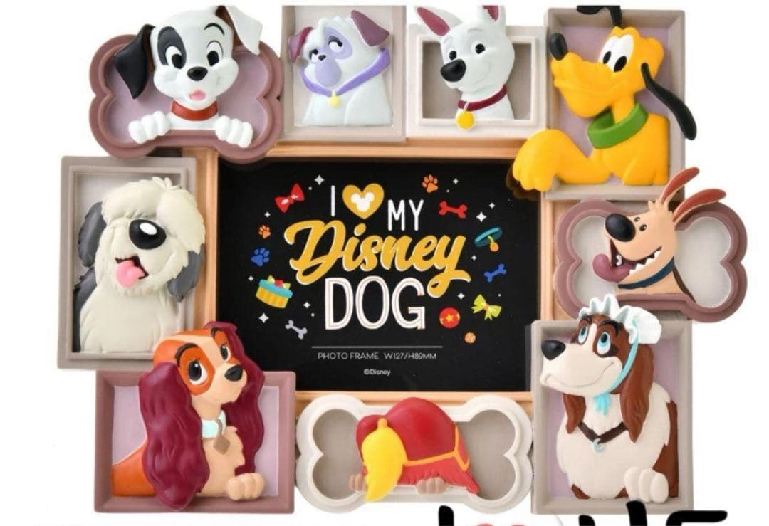ディズニーストア限定 犬 写真立て フォトフレーム