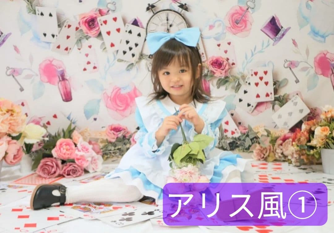 背景布【屋内V】ニューボーンフォト、ペット、ドール撮影用空薔薇気球雲窓