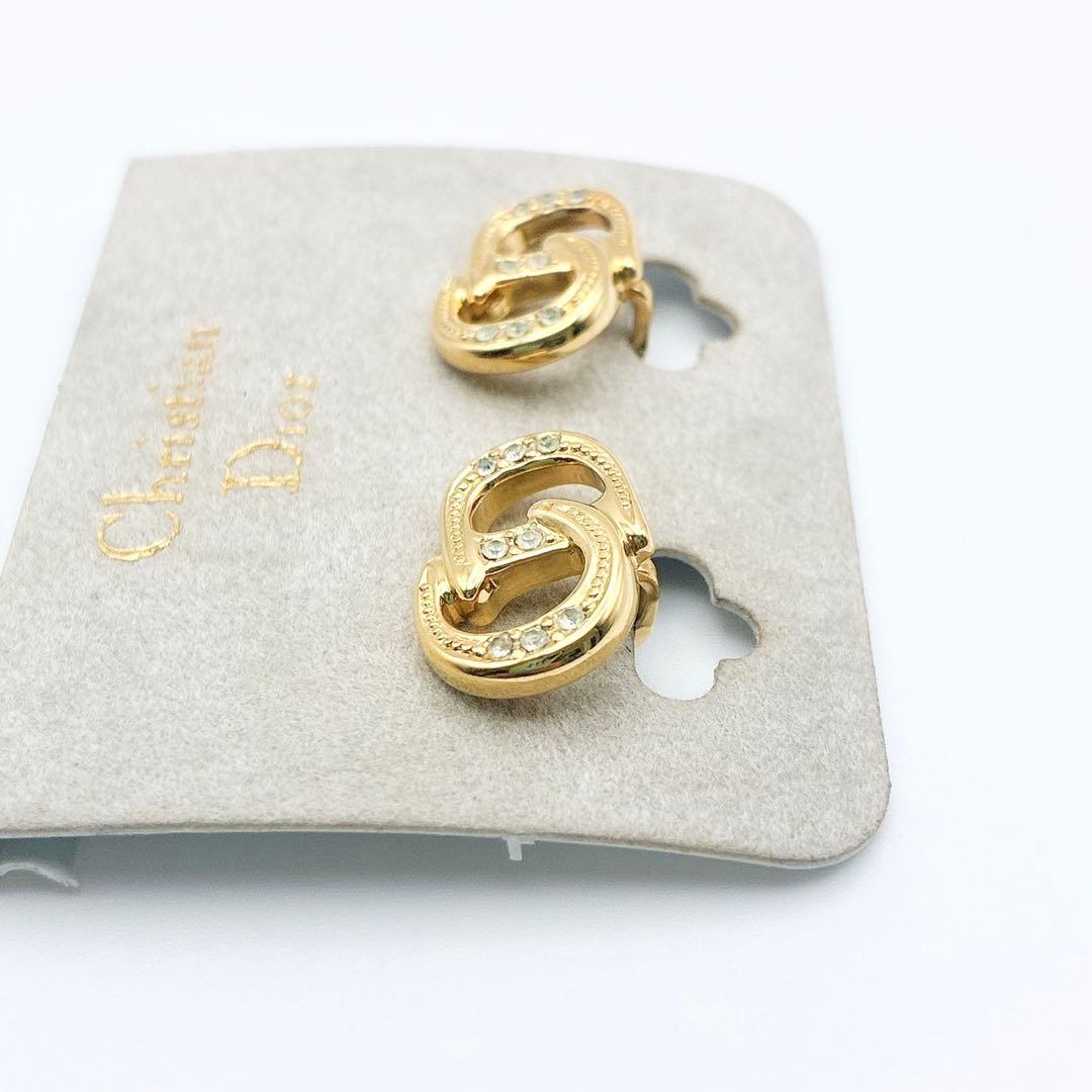 2998-2 極美品✨Dior イヤリング CD ロゴ 希少 刻印 - メルカリ