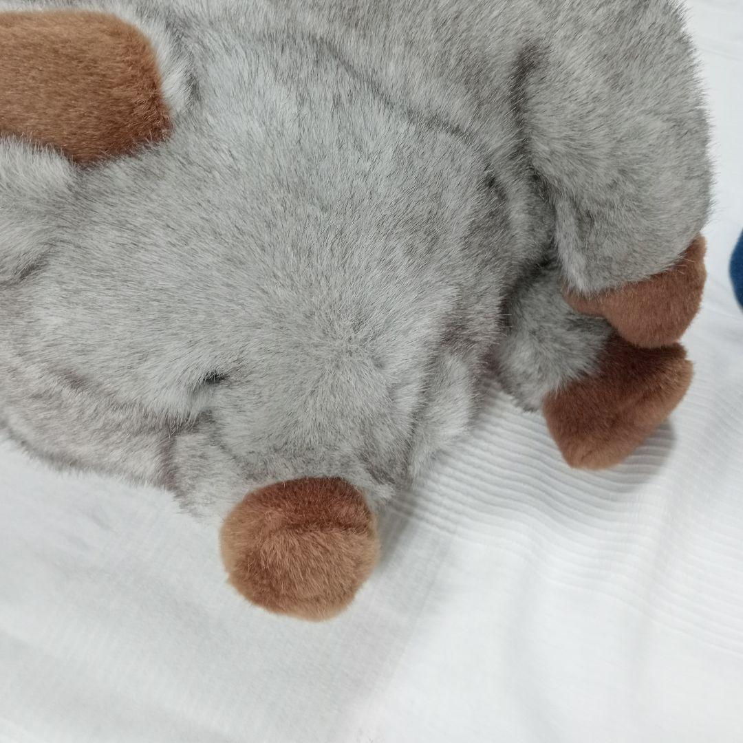 極美品 トイザラス Animal Alley グレー 豚 ぬいぐるみ特大 リアル