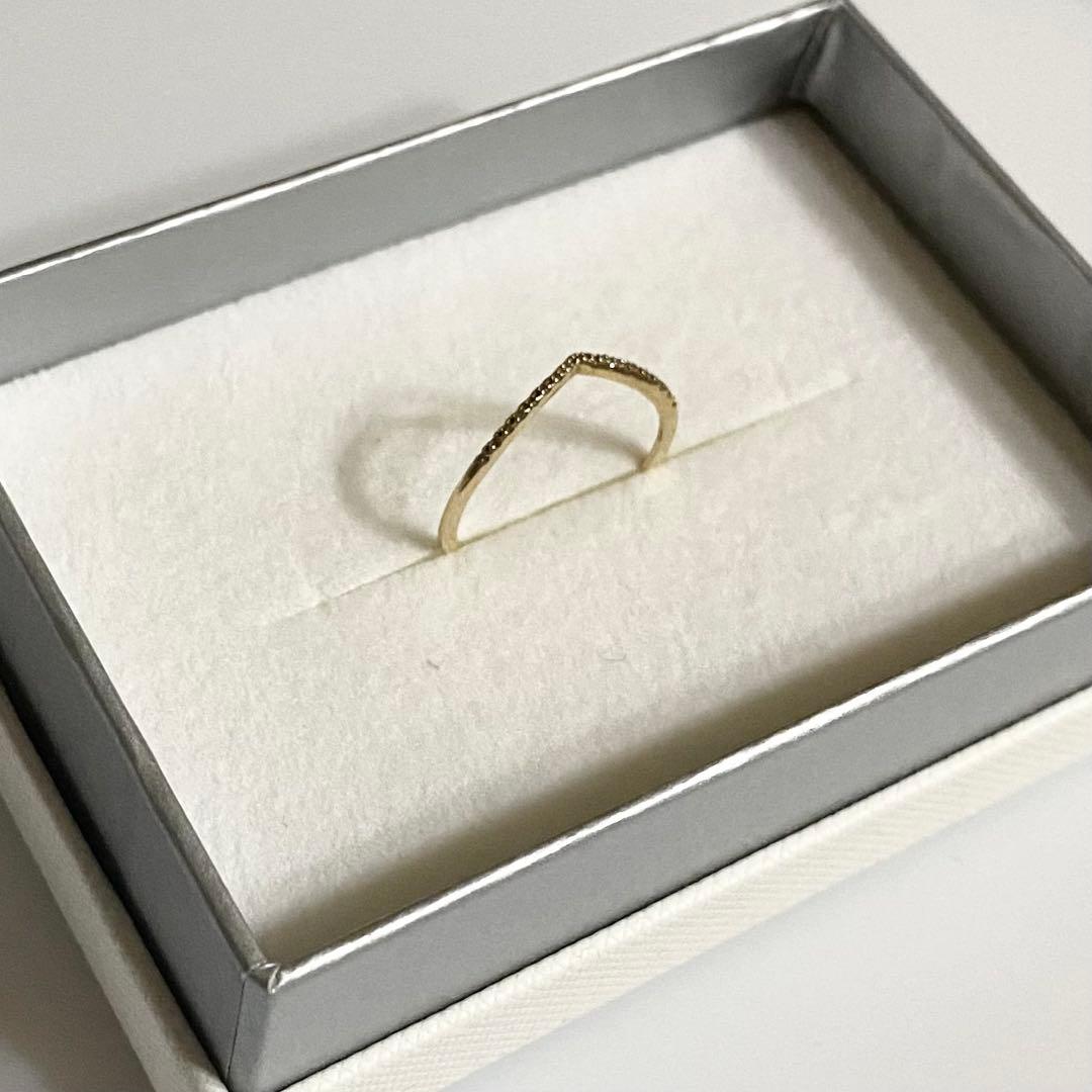 PAS TIERRA Briller K10 ダイヤ 0.04ct リング