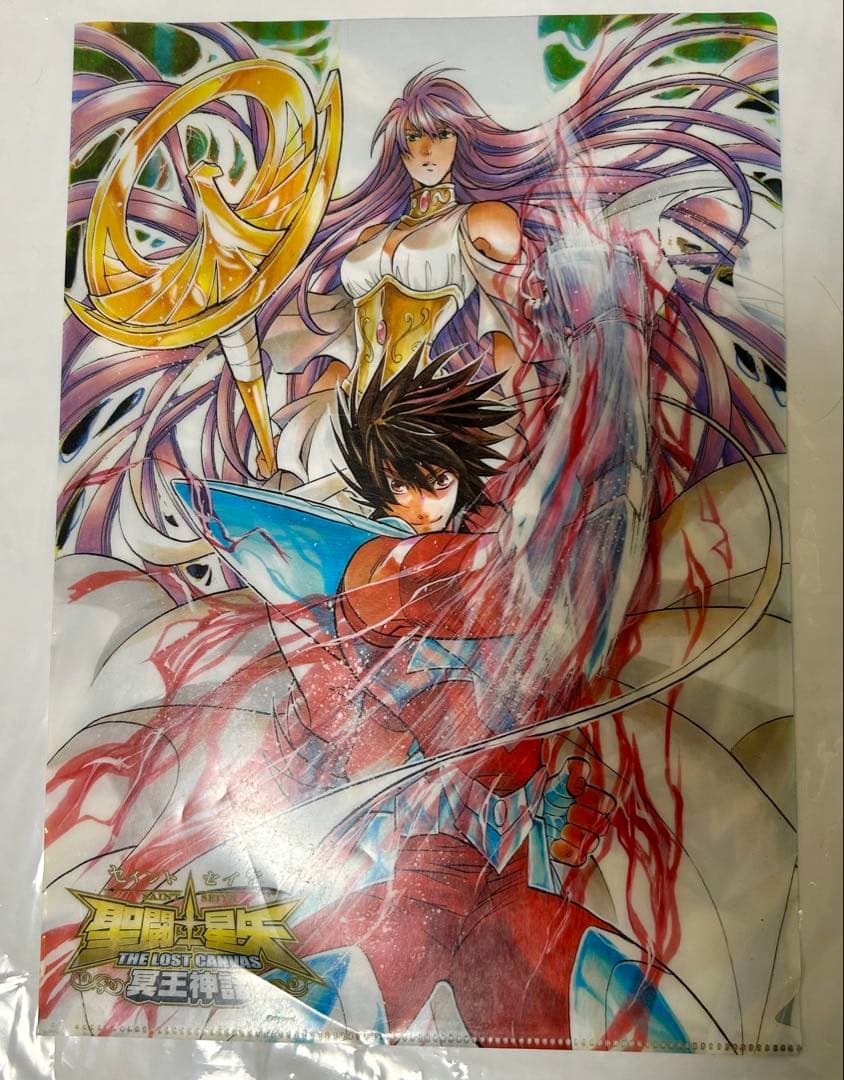聖闘士星矢 冥王神話 THE LOST CANVAS クリアファイル 希少