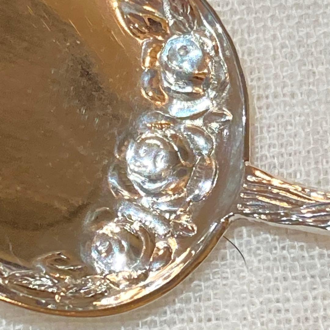 23 ANTIKO シルバー800 ヒルデスハイムローズシュガースプーン