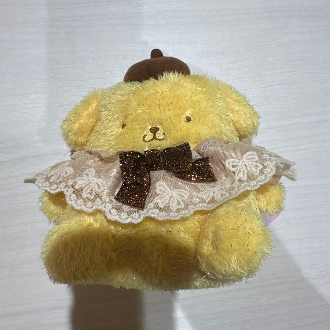 サンリオキャラクターズ おめかしキラキラぬいぐるみ ポムポムプリン