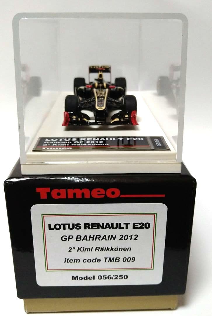 ★貴重【タメオ】1/43 ロータス　ルノー　E20 バーレーンGP ライコネン