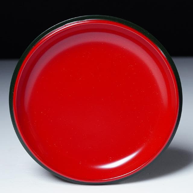 川端近左　独楽塗香合　共箱　茶道具　漆器