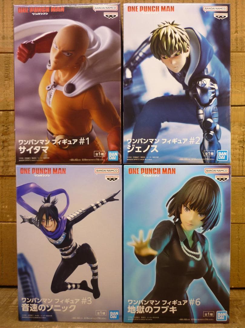 ワンパンマン サイタマ ジェノス 音速のソニック 地獄のフブキ ガロウ