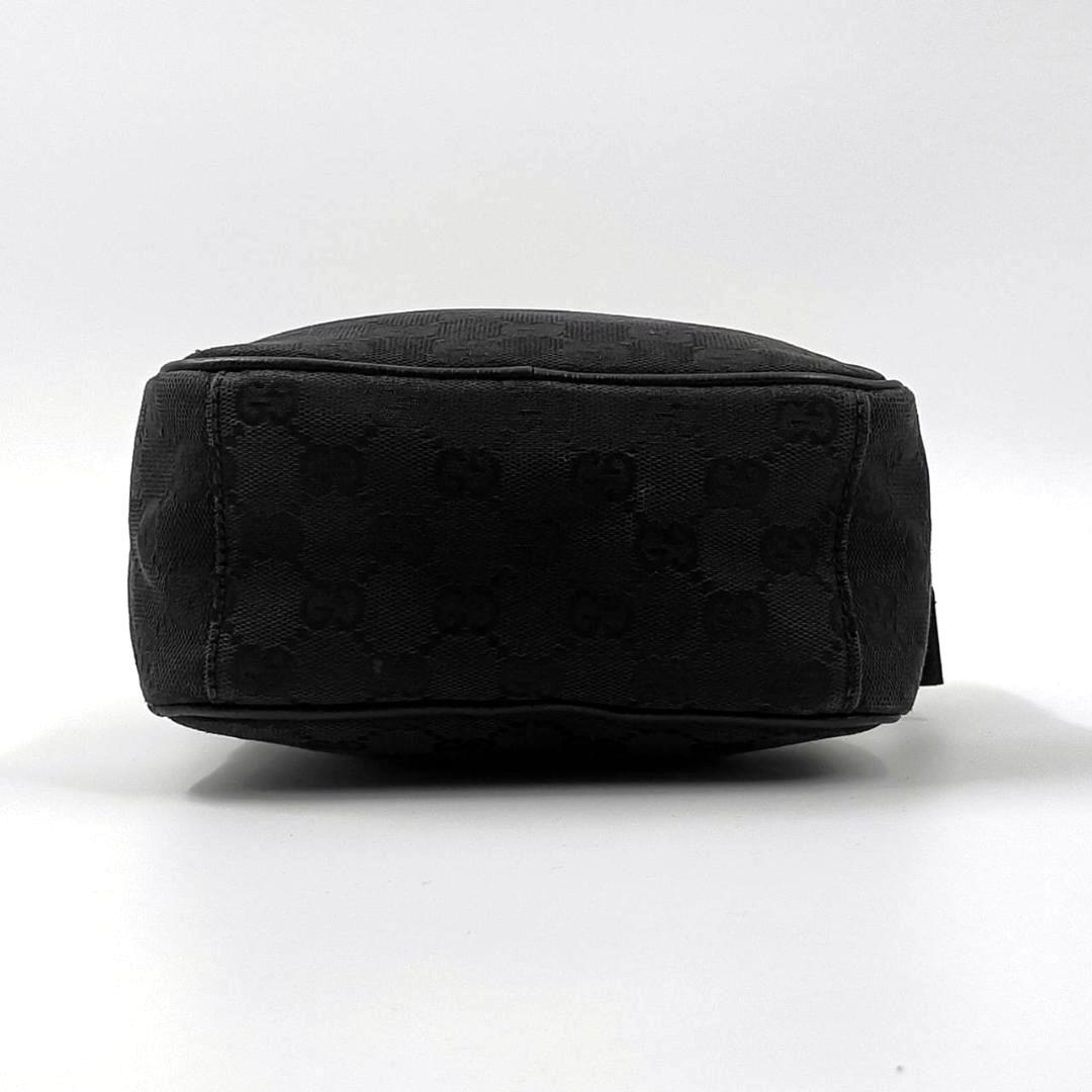 人気✨️ グッチ GG キャンバス ショルダーバッグ クロスボディ 斜め掛け 黒