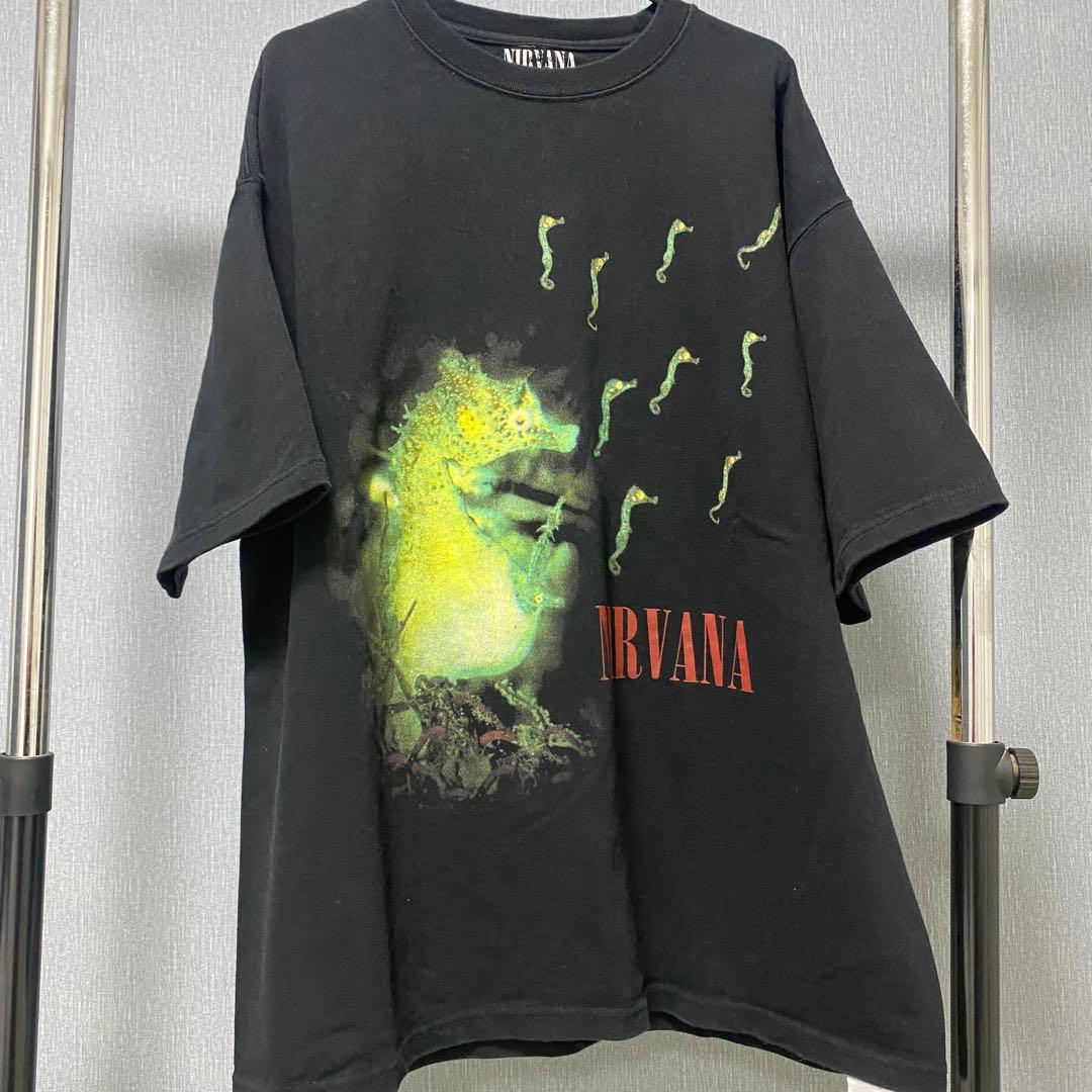 NIRVANA タツノオトシゴ Tシャツ ALL APOLOGIES TEE - メルカリ