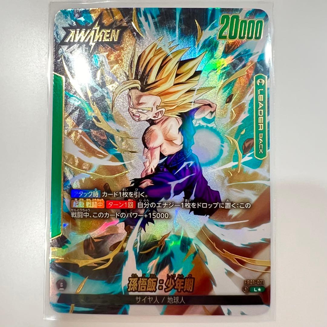 ドラゴンボール フュージョンワールド 覚醒の鼓動 孫悟飯 リーダー