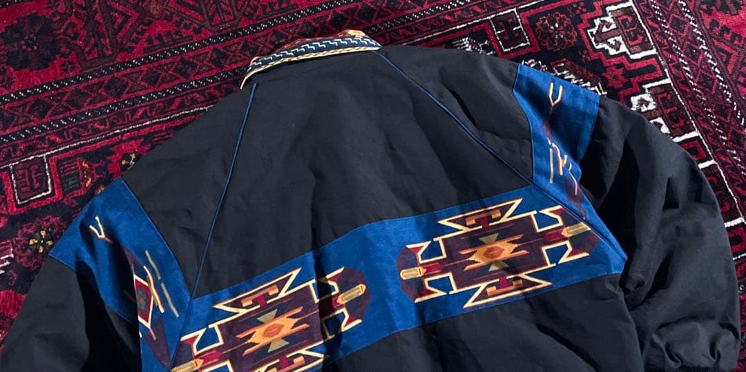 Y*i様 BEE-WILD USA製 80s ネイティブ柄 サンタフェジャケット - メルカリ