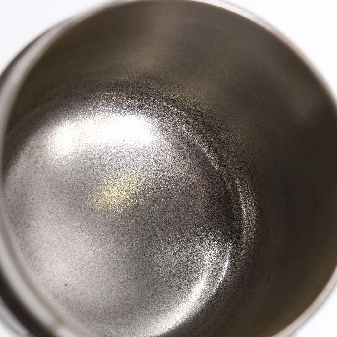 菊漆絵 黒大棗 内銀溜塗 堀内宗心(兼中斎)筆 書付 在判 茶道具M601