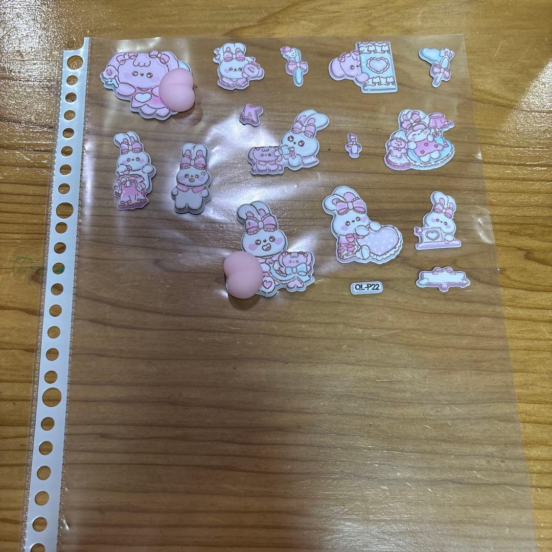 シール帳　Campus B5バインダー 26リング シール付き