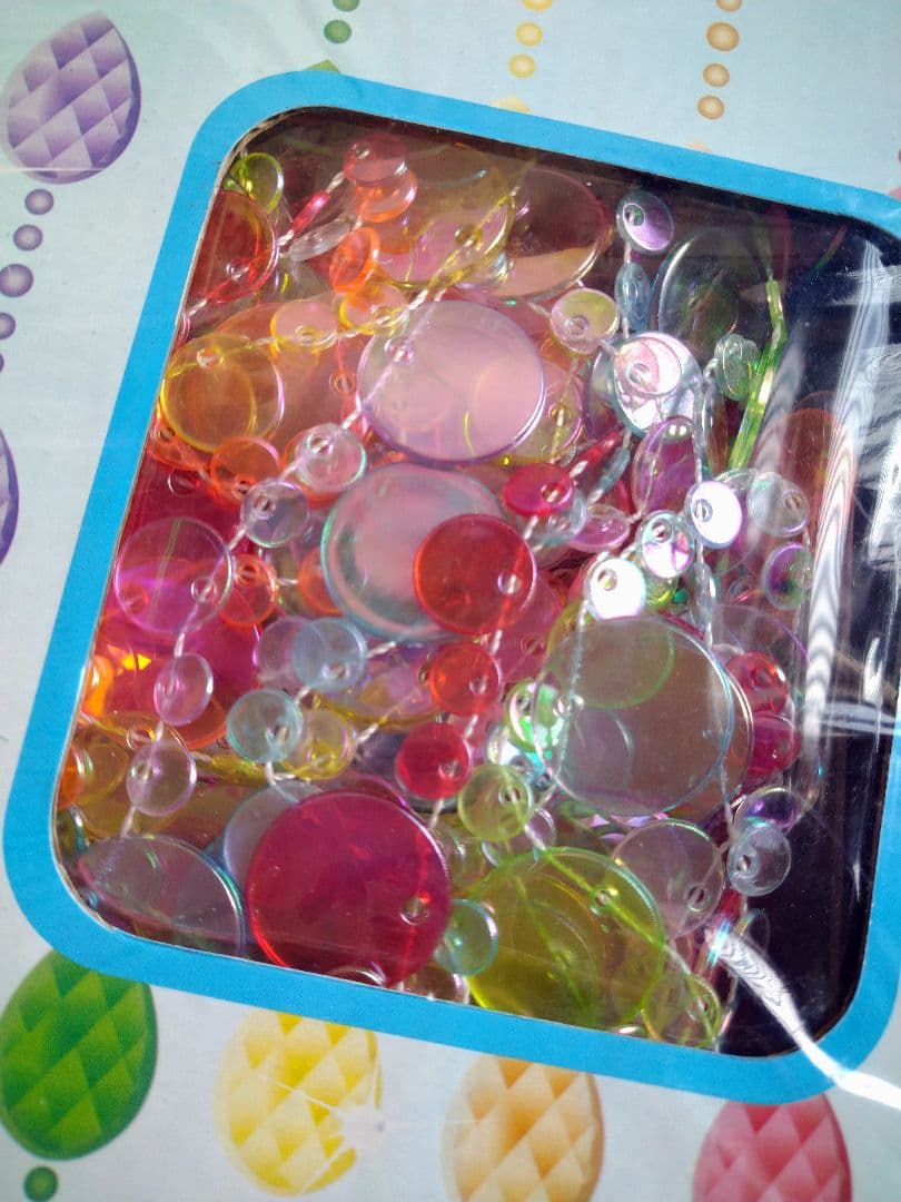 カラフル ビーズカーテン レトロ ビーズのれん 平成レトロ 希少 2セット