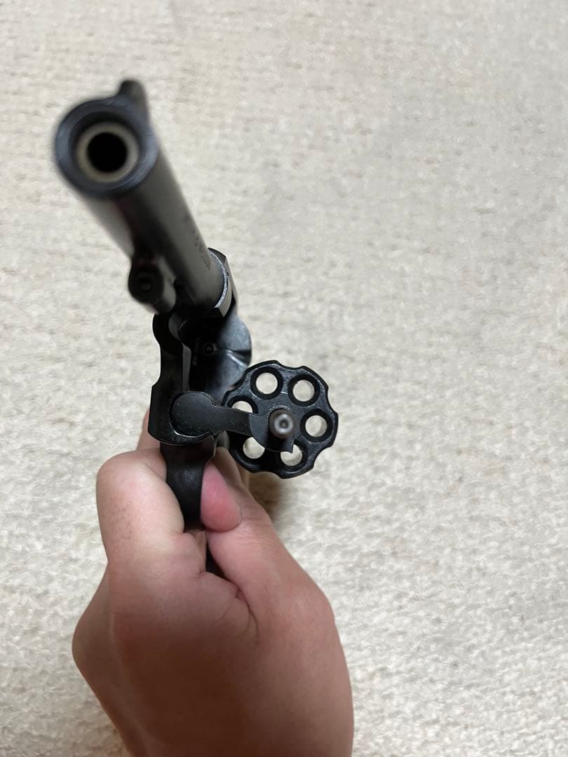 ネ*☆様 当時物 昭和マルシン　S&W ミリタリー&ポリス　4インチモデル　箱・